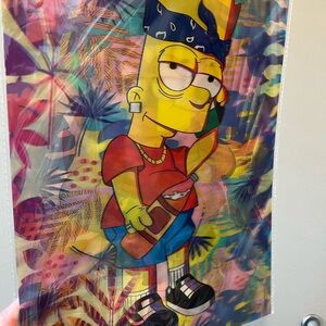 Bart Simpson 3-D Poster